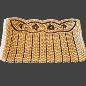 Vintage Sharonee beaded clutch